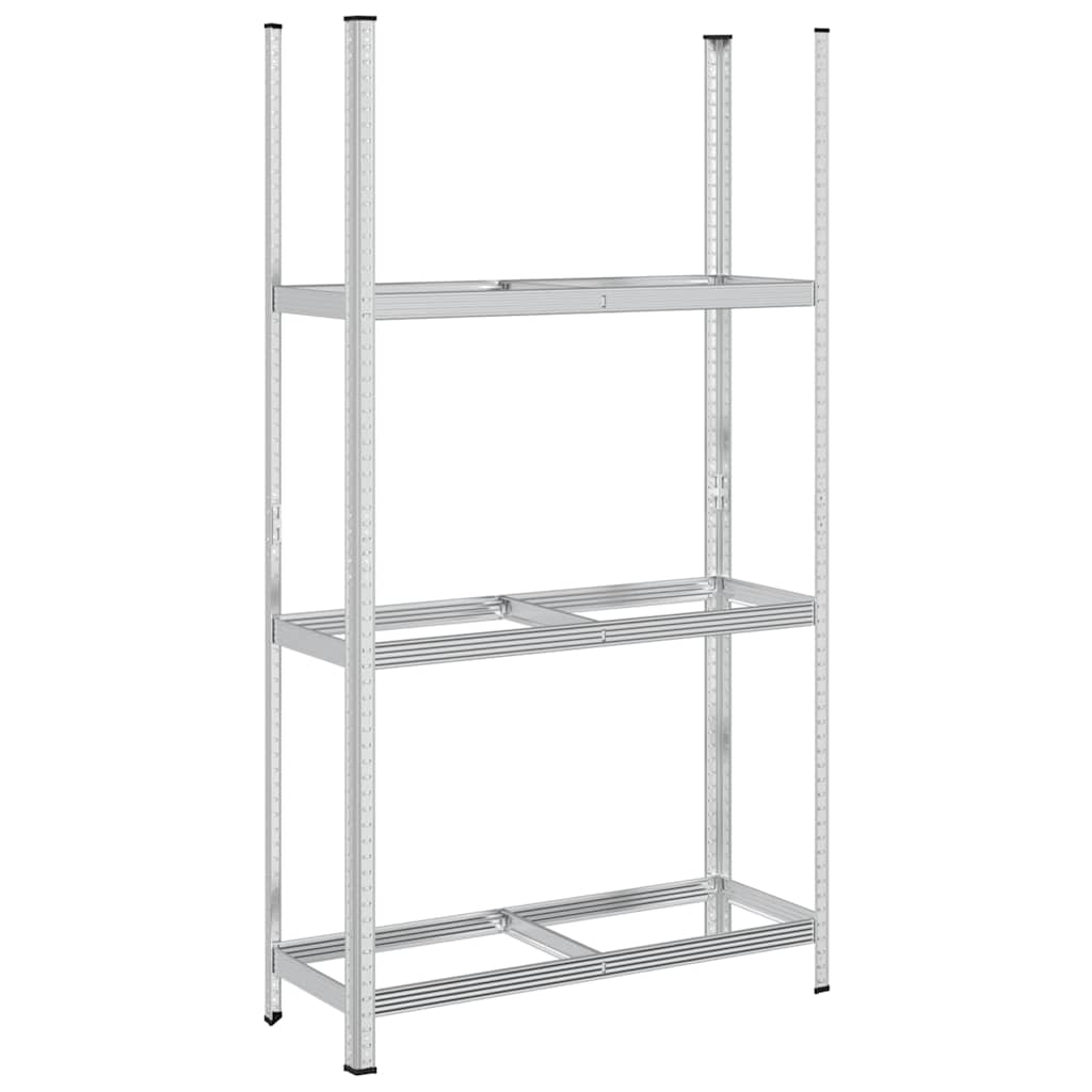 Vidaxl Pneue Rack 3-Layer 110x40x200 cm Sëlwerfaarf faarweg