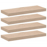 Vidaxl wandschapppen 4 st 60x23,5x4 cm bewerkt hout
