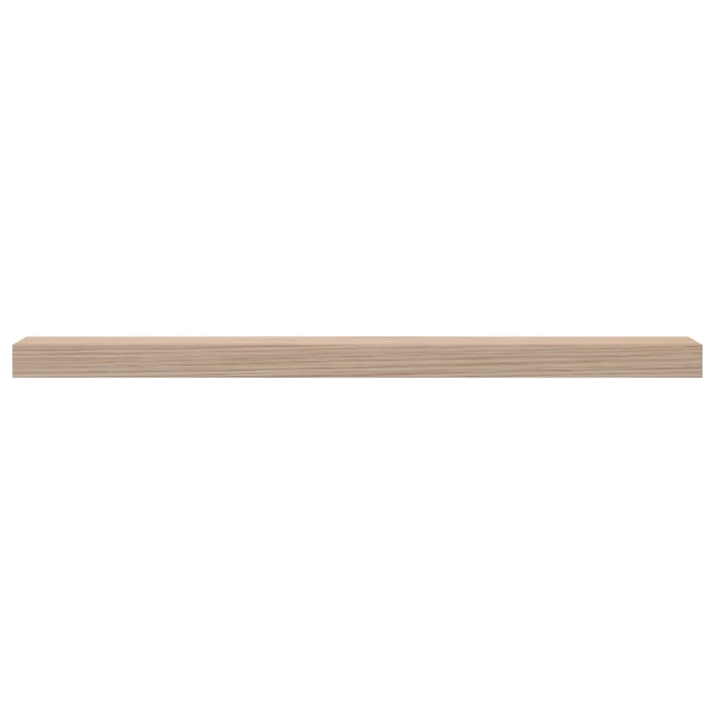 Vidaxl wandschapppen 2 st 80x23,5x4 cm bewerkt hout