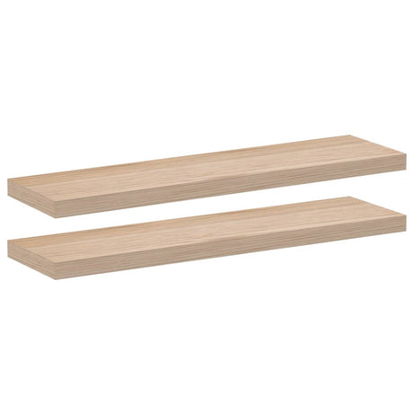 Vidaxl wandschapppen 2 st 90x23,5x4 cm bewerkt hout