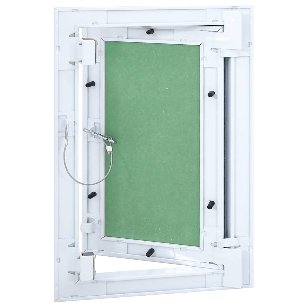 Vidaxl toegangs paneel groen en zilver 25 x 35 cm