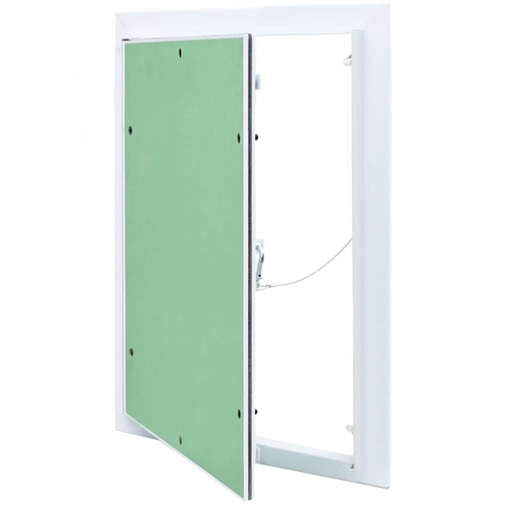 Vidaxl toegangs paneel groen en zilver 35 x 45 cm