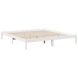 Vidaxl bedframe extra lang zonder matras grenenhout wit 180x210 cm
