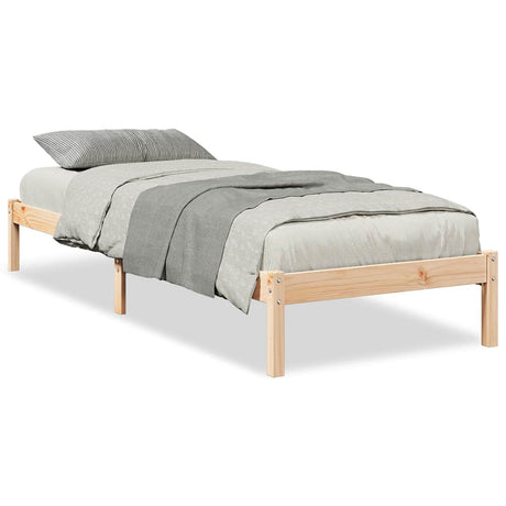 Vidaxl bedframe extra lang zonder matras massief grenenhout 80x220 cm