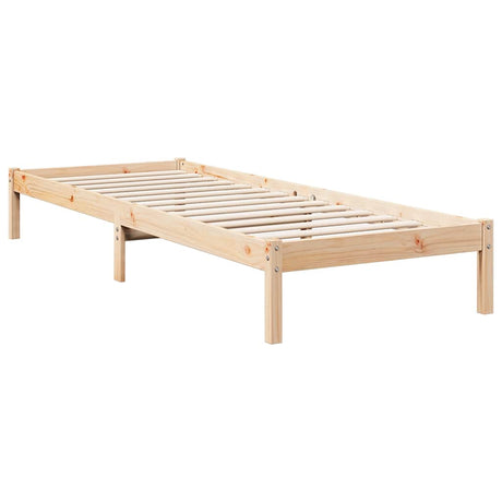 Vidaxl bedframe extra lang zonder matras massief grenenhout 80x220 cm