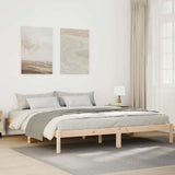 Vidaxl bedframe extra lang zonder matras massief grenenhout 180x220 cm