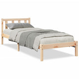 Vidaxl bedframe extra lang zonder matras massief grenenhout 100x220 cm