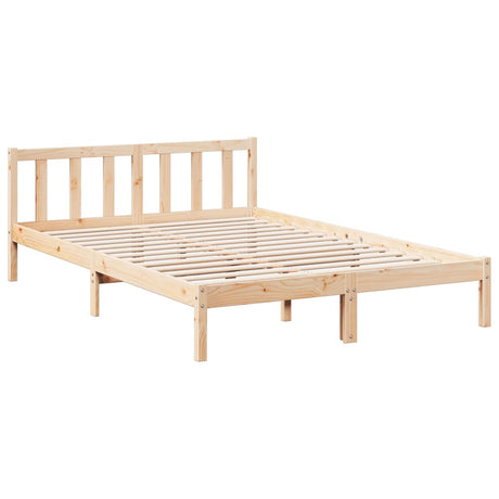 Vidaxl bedframe extra lang zonder matras massief grenenhout 160x220 cm