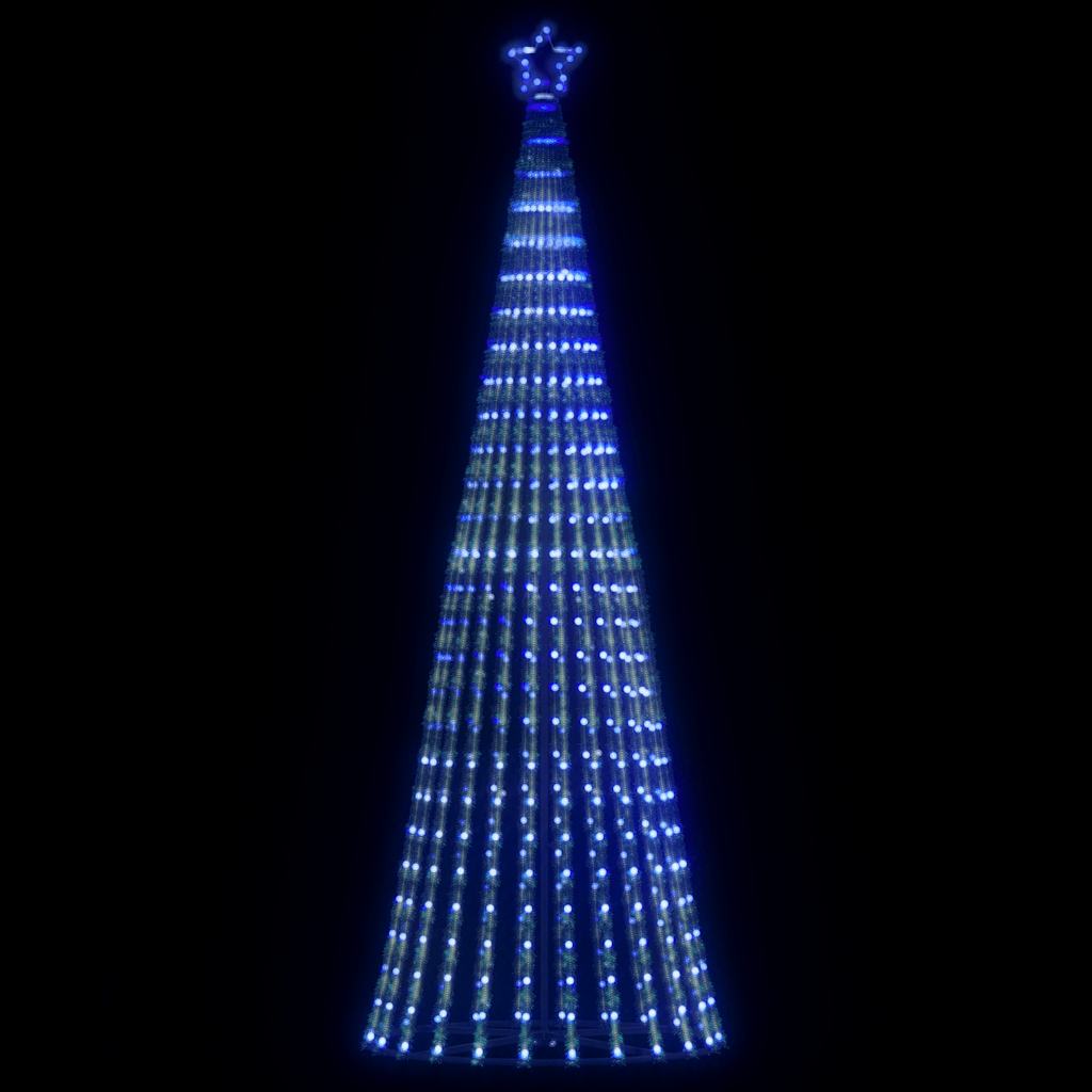 Vidaxl led-kerstboom 475 leds 247 cm blauw