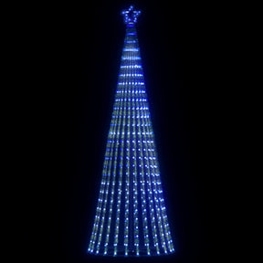 Vidaxl led-kerstboom 475 leds 247 cm blauw