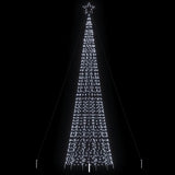 Vidaxl led-kerstboom met spikes 1534 leds 500 cm koud wit
