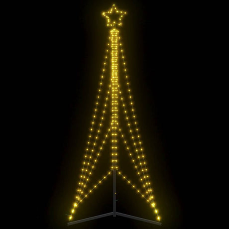 Vidaxl led-kerstboom 483 leds warm wit 240 cm