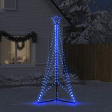 Vidaxl led-kerstboom 483 leds 240 cm blauw