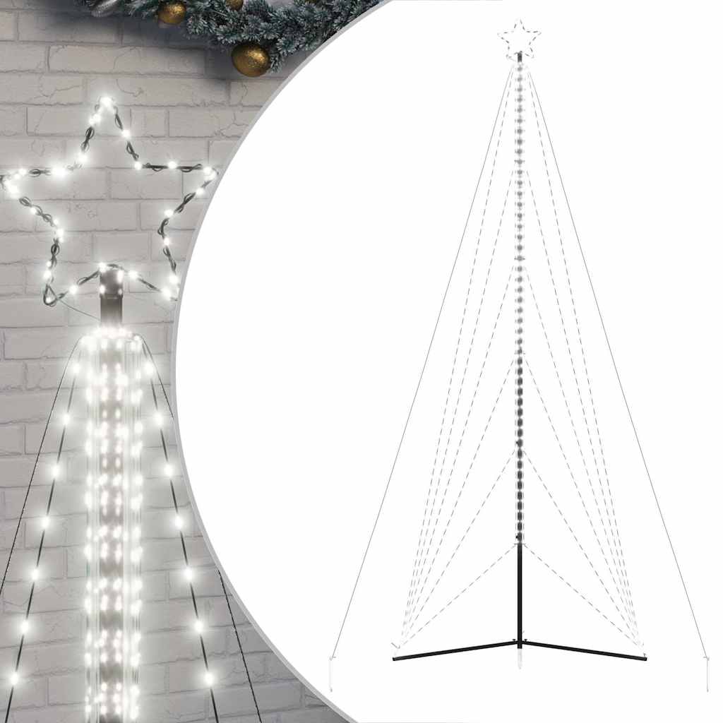 Vidaxl led-kerstboom 861 leds koud wit 478 cm