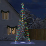 Vidaxl led-kerstboom 861 leds kleurrijk 478 cm