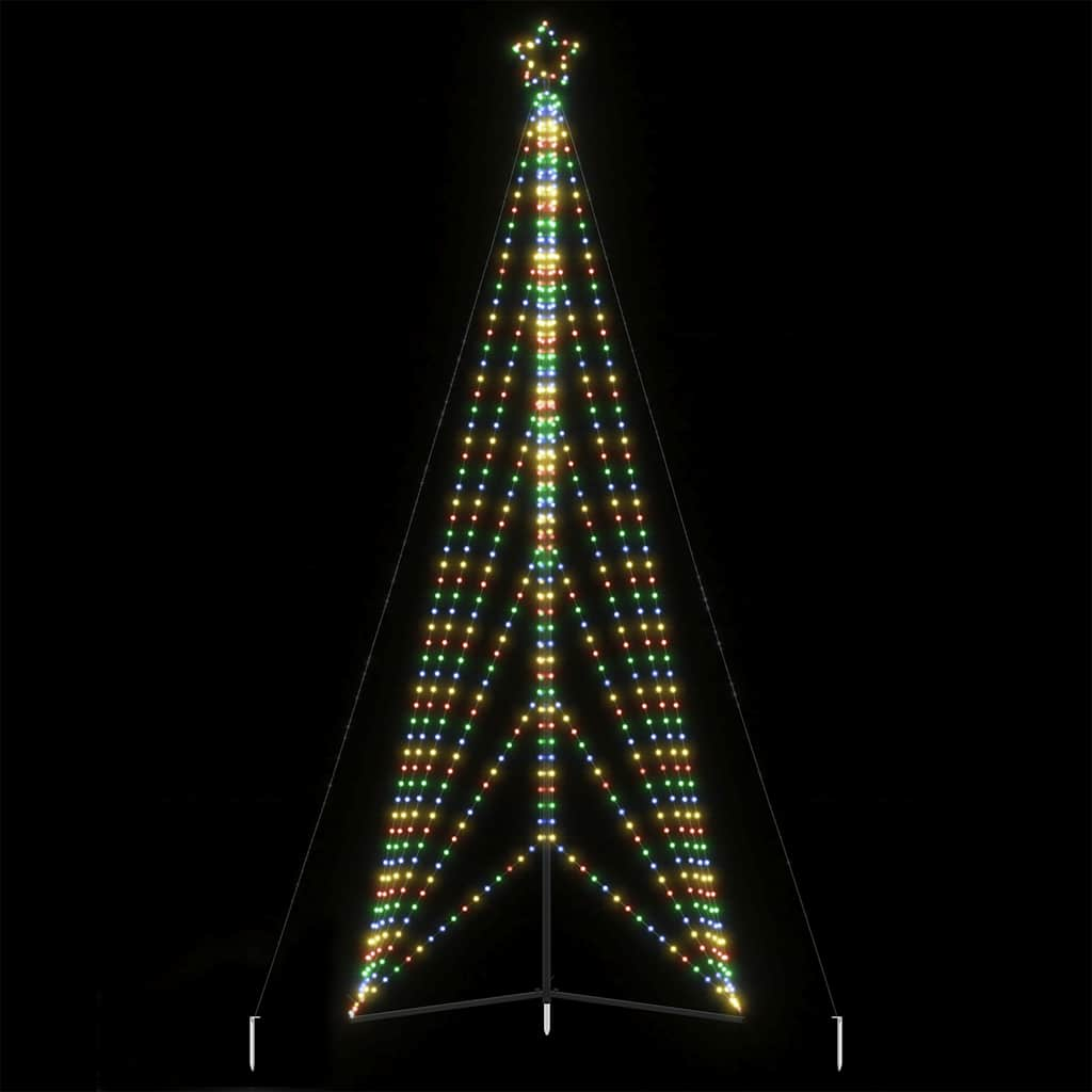 Vidaxl led-kerstboom 861 leds kleurrijk 478 cm