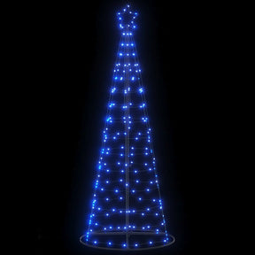 Vidaxl led-kerstboom 200 leds 180 cm blauw
