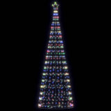 Vidaxl led-kerstboom 550 leds kleurrijk 304 cm