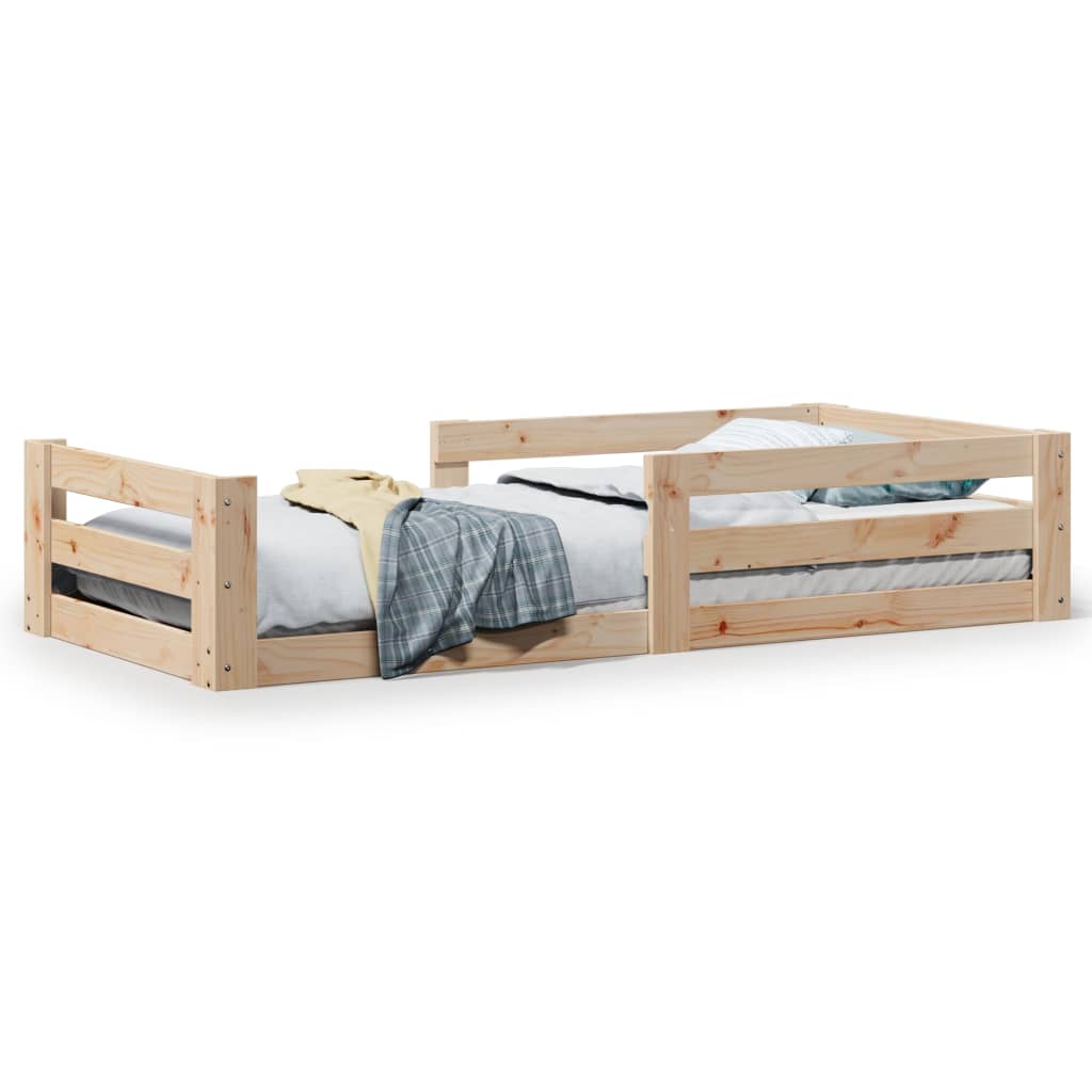 Vidaxl bedframe zonder matras massief grenenhout 70x140 cm