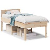 Vidaxl bedframe zonder matras massief grenenhout 90x190 cm