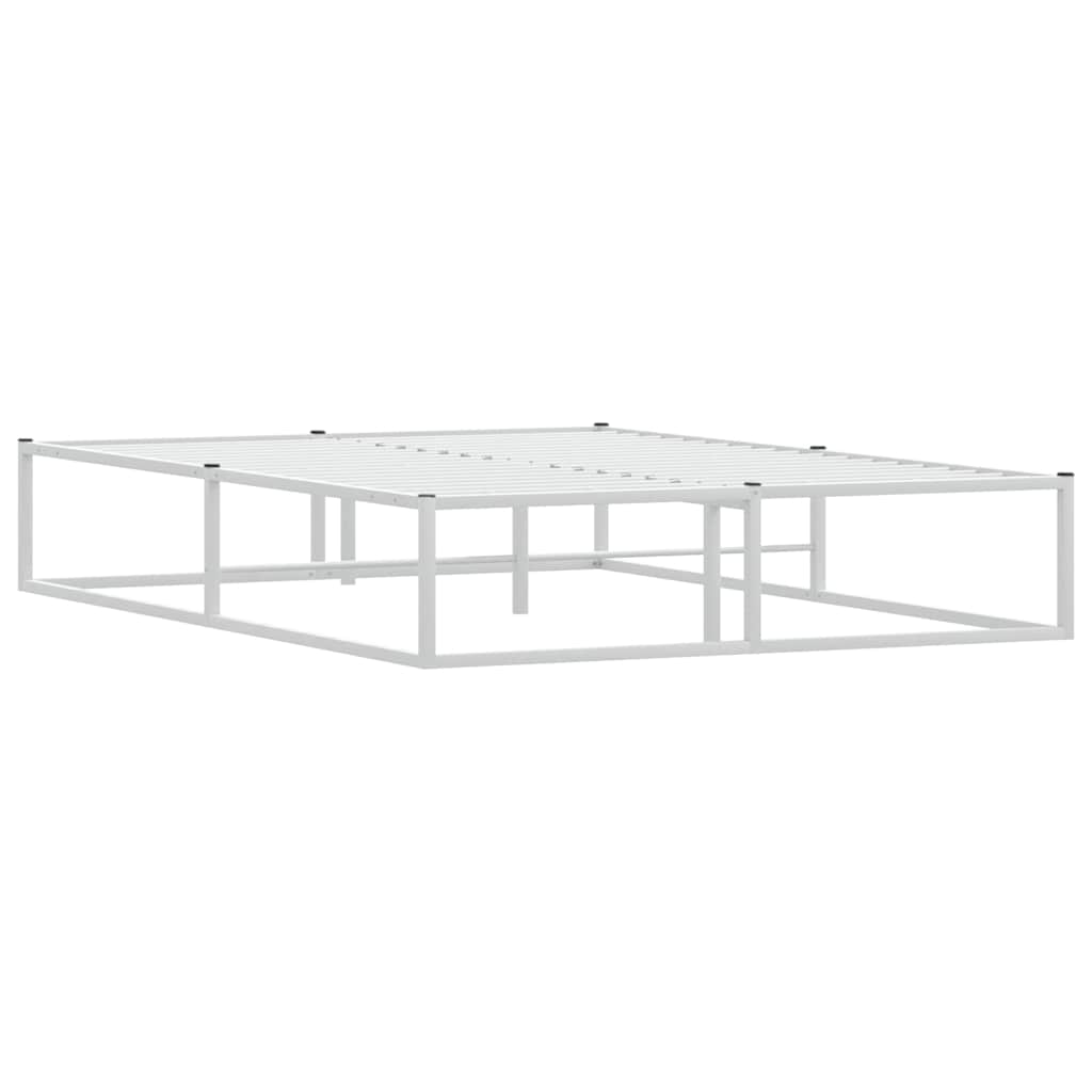 Vidaxl bedframe zonder matras 140x200 cm wit