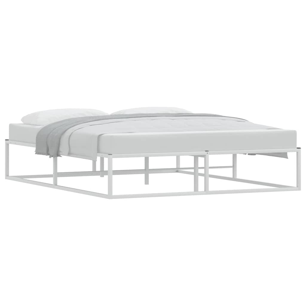Vidaxl bedframe zonder matras 160x200 cm wit