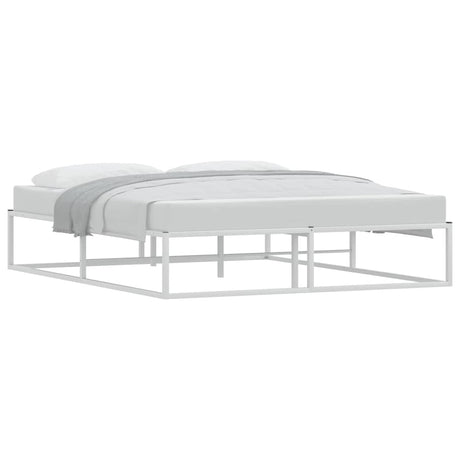 Vidaxl bedframe zonder matras 160x200 cm wit