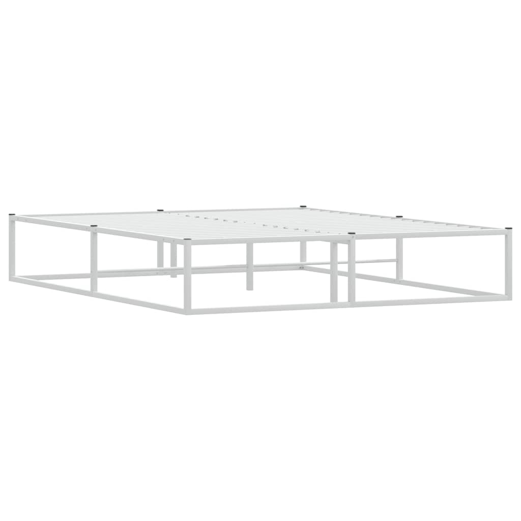 Vidaxl bedframe zonder matras 160x200 cm wit