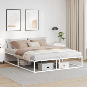 Vidaxl bedframe zonder matras 160x200 cm wit