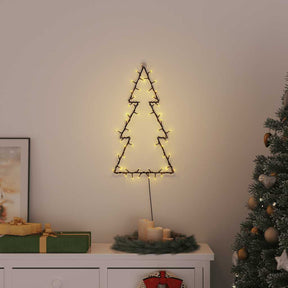 Vidaxl kerstverlichting kerstboom silhouet 80 leds warm wit