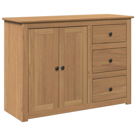 Vidaxl dressoir met lades panama 112x40x80 cm massief grenenhout