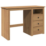 Vidaxl bureau panama 112x45x75 cm massief grenenhout