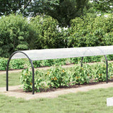Vidaxl plantenafdekking met zeilringen 1x6 m polyethyleen