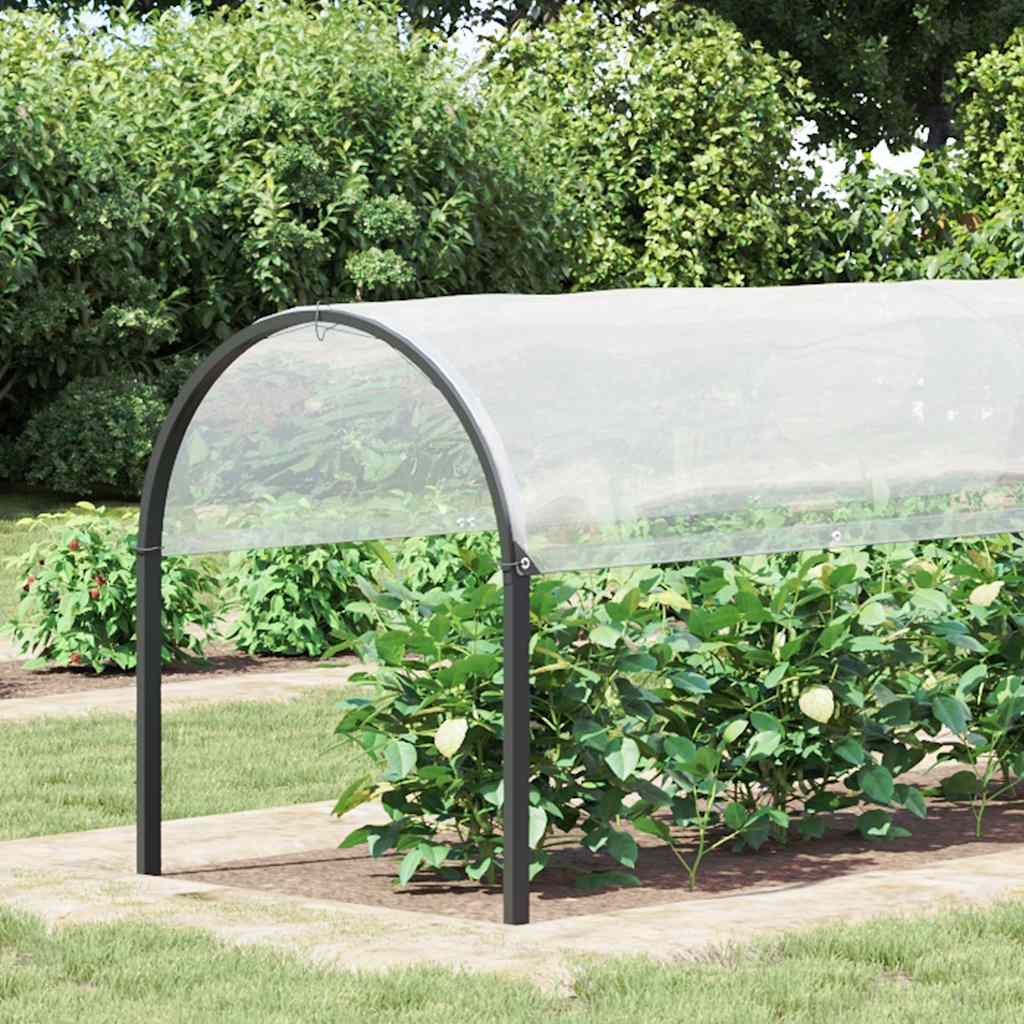 Vidaxl plantenafdekking met zeilringen 2x3 m polyethyleen