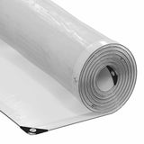 Vidaxl plantenafdekking met zeilringen 2x4 m polyethyleen