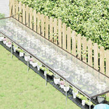 Vidaxl plantenafdekking met zeilringen 1x6 m polyethyleen