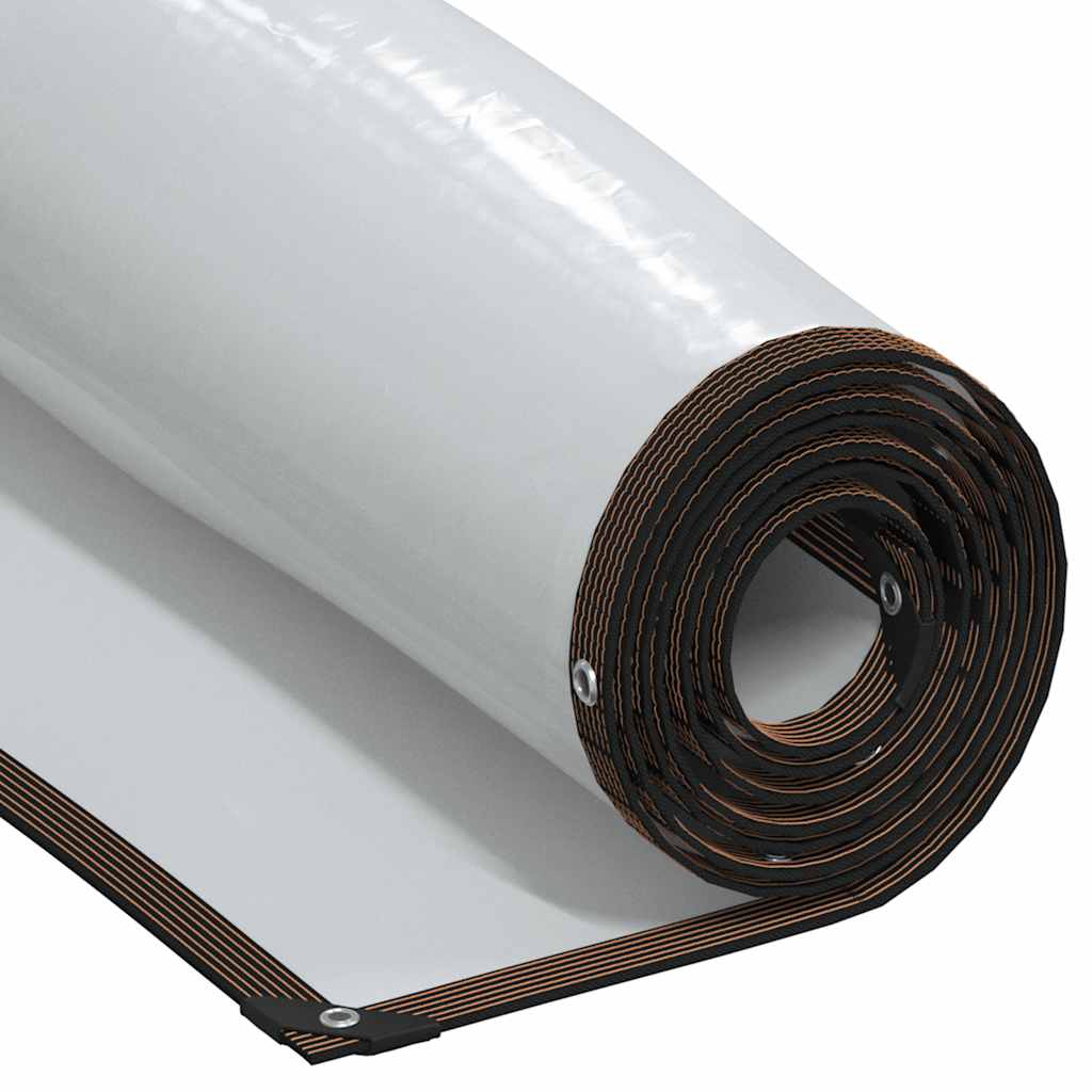 Vidaxl plantenafdekking met zeilringen 1x8 m polyethyleen