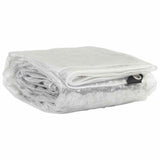 Vidaxl plantenafdekking met zeilringen 1x4 m pvc