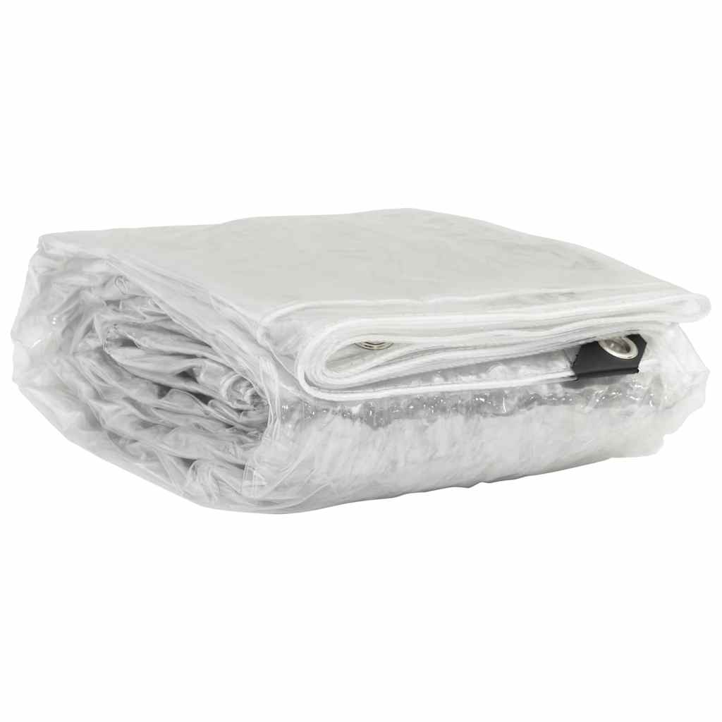 Vidaxl plantenafdekking met zeilringen 2x10 m pvc