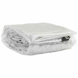 Vidaxl plantenafdekking met zeilringen 2x10 m pvc