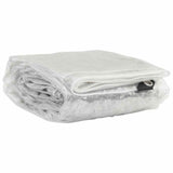 Vidaxl plantenafdekking met zeilringen 3x8 m pvc