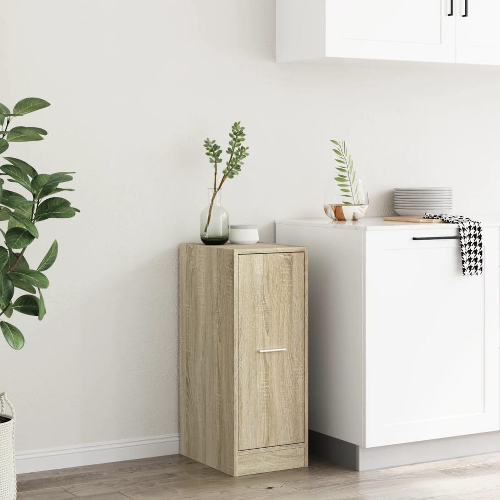 Vidaxl apothekerskast 30x41x77,5 cm bewerkt hout sonoma eikenkleurig