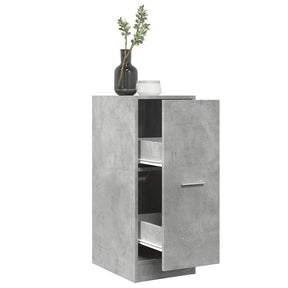 Vidaxl apothekerskast 30x41x77,5 cm bewerkt hout betongrijs