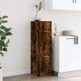 Vidaxl apothekerskast 30x41x118 cm bewerkt hout gerookt eikenkleurig