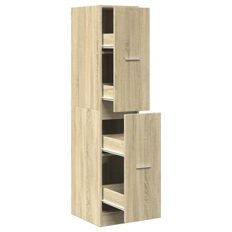 Vidaxl apothekerskast sonoma eiken 30x41x144,5 cm bewerkt hout