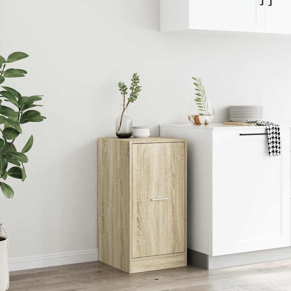 Vidaxl apothekerskast 40x41x77,5 cm bewerkt hout sonoma eikenkleurig