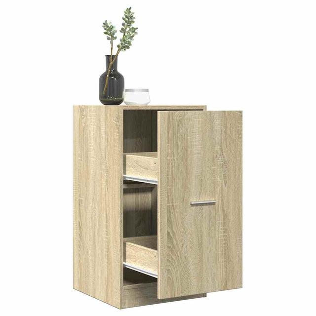 Vidaxl apothekerskast 40x41x77,5 cm bewerkt hout sonoma eikenkleurig