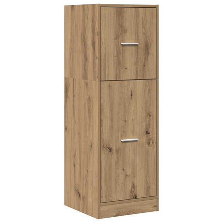 Vidaxl apothekerskast 40x41x118 cm bewerkt hout artisanaal eikenkleur