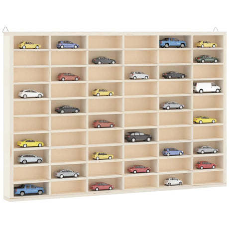 Vidaxl houten verzamelaarsvitrine met 60 vakken 60x4,5x40,5cm