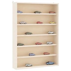 Vidaxl houten verzamelvitrine met 6 planken 40x8,5x55 cm